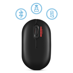 MOUSE INALAMBRICO MICRONICS FOLIE 3 MIC M725 3M WIFI - BT- RECARGABLE