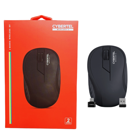 MOUSE INALAMBRICO CYBERTEL MERCURY 2 CYB M308K  2M WIFI-BT