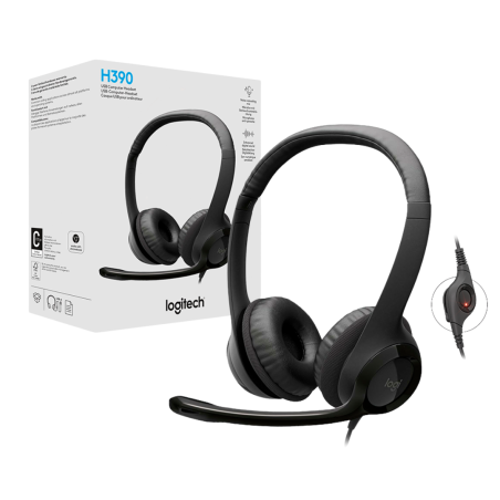 AUDIFONO DE PC USB LOGITECH H390 NOISE CANCELLING