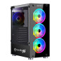 CASE O GABINETE GAMER PARA PC CYBERTEL KILLER CBX5016 RGB VIDRIO TEMPLADO