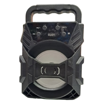 MINI PARLANTE GTS SU01  3 PULGADAS CON LUCES LED RGB