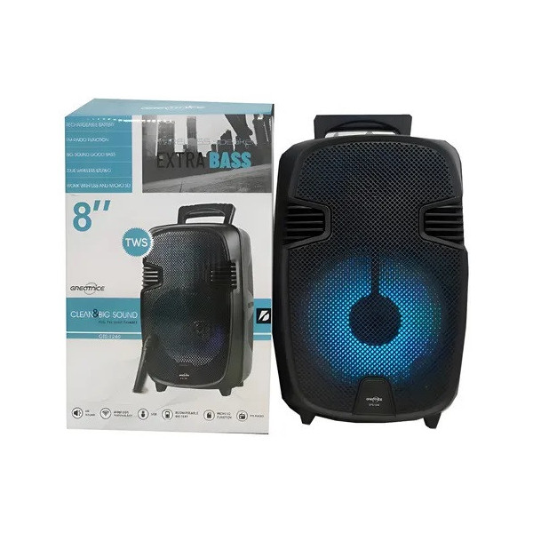 PARLANTE ALTAVOZ GREATNICE GTS-1248 8PUL. CON MICROFONO