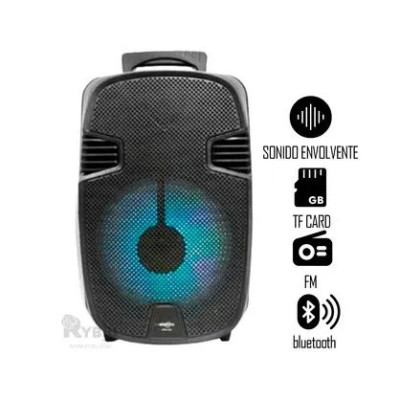 PARLANTE ALTAVOZ GREATNICE GTS-1248 8PUL. CON MICROFONO