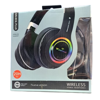 AUDIFONO BLUETOOTH VINCHA SONY AIN-803L PLUS LED RGB 20HRAS