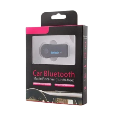 ADAPTADOR BLUETOOTH PARA CARRO CON ENTRADA AUXILIAR