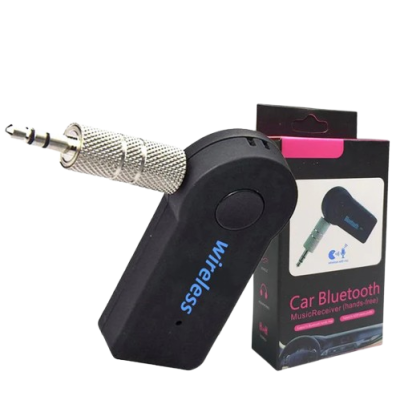 ADAPTADOR BLUETOOTH PARA CARRO CON ENTRADA AUXILIAR