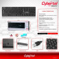 TECLADO ESTANDAR CYBERTEL EBONY CYB K105 TECLADO ESTANDAR CYBERTEL EBONY CYB K105