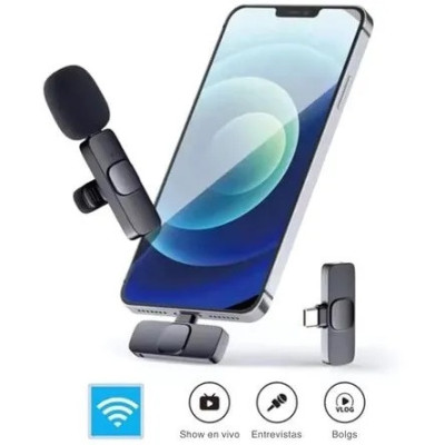 MICROFONO INALAMBRICO SOLAPERO K8 ENTRADA TIPO C