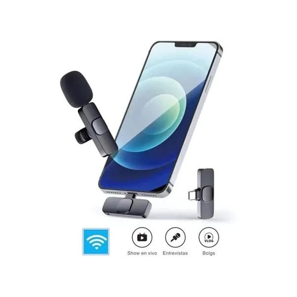 MICROFONO INALAMBRICO SOLAPERO K8 ENTRADA TIPO C