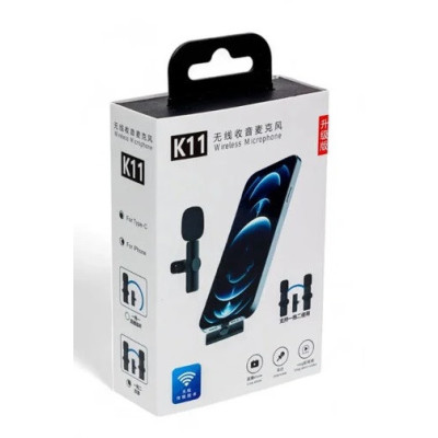 MICROFONO INALAMBRICO SOLAPERO K11 ENTRADA TIPO C