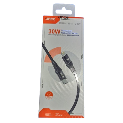 CABLE DE CELULAR ONCE OC-424L ENTRADA LIGHTNING PARA IPHONE