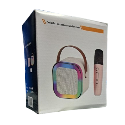 MINI PARLANTE BLUETOOTH CON MICROFONO PORTATIL LED RGB