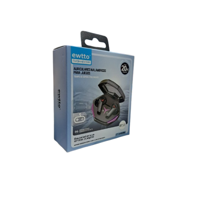 AUDIFONO BLUETOOTH EWTTO ET-A4412BW RGB 20 HRAS