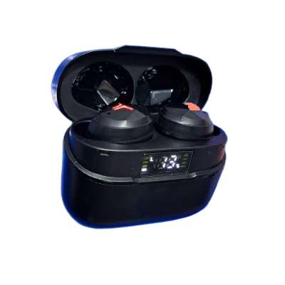 AUDIFONO BLUETOOTH EWTTO ET-A4218BW CON PANTALLA DE INDICADOR DE BATERIA 18 HRAS