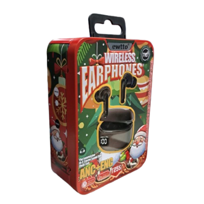AUDIFONO BLUETOOTH EWTTO ET-A4299BW MODELO NAVIDEÑO 50HRAS