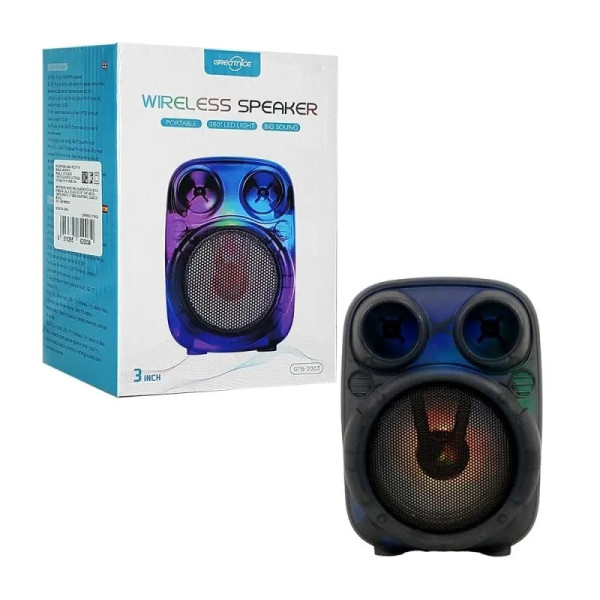 PARLANTE BLUETOOTH GREATNICE GTS-2003 RGB