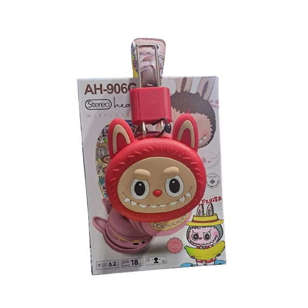 AUDIFONO BLUETOOTH VINCHA MODELO LABUBU STEREO AH-90G