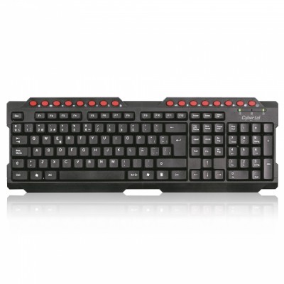 TECLADO MULTIMEDIA CYBERTEL PRINCE CYB K212+ T/SEMICORVAS