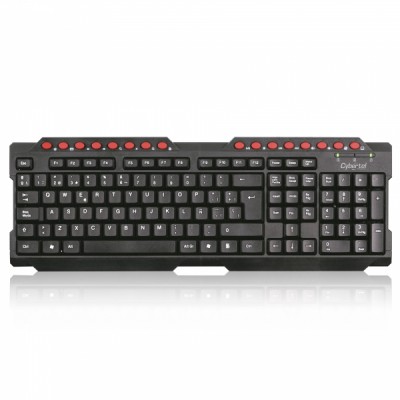 TECLADO MULTIMEDIA CYBERTEL PRINCE CYB K212+ T/SEMICORVAS