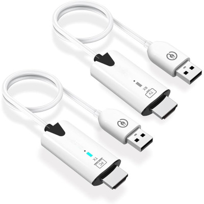 EXTENSOR HDMI INALÁMBRICO TRANSMISOR RECEPTOR WIRELESS 30M BLANCO