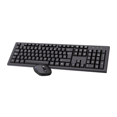 KIT TECLADO Y MOUSE INALAMBRICO OFFICE HALION HA-K654C