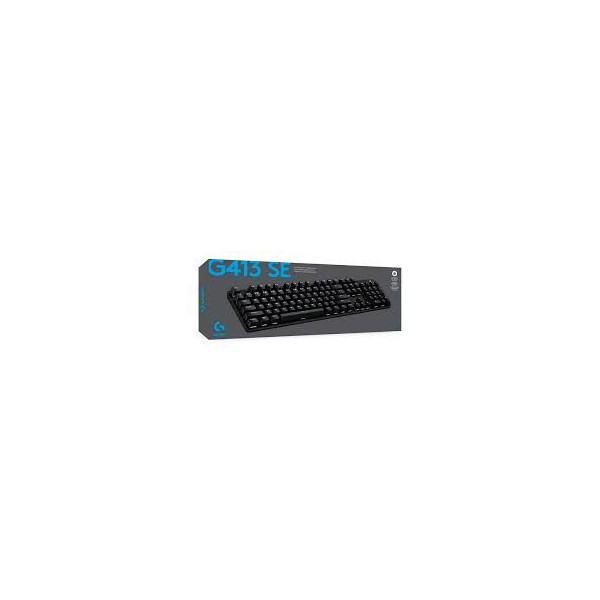 TECLADO GAMER MECANICO LOGITECH G413 SE BLACKLIGT SWITCH TACTIL LUZ LED BLANCA