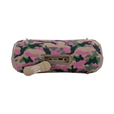 PARLANTE BLUETOOTH TEROS TE-6046 40W CON ILIMINACION RGB COLOR CAMUFLADO