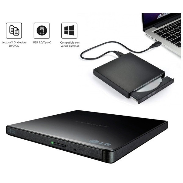 LECTORA EXTERNA LG MULTIGRABADORA  CD- DVD