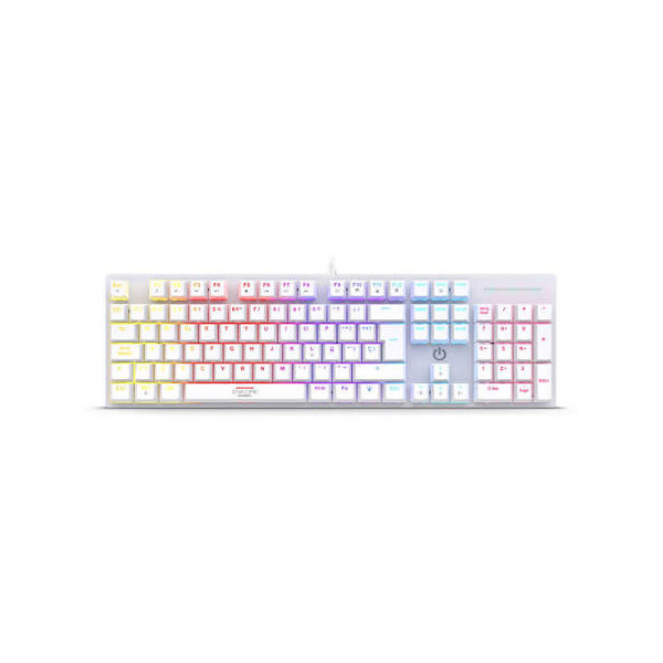 TECLDO GAMER MECANICO ENKORE PATRIOT+ ENK 1013W+ RGB SWITCH AZUL