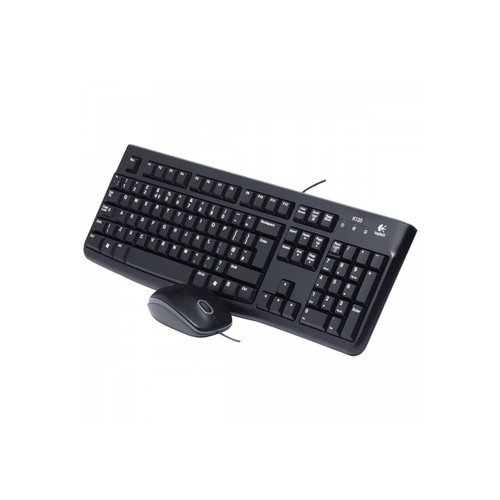 Teclado mas mouse alambrico logitech mk120