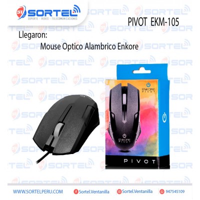 mouse opico alambrico economico en ventanilla