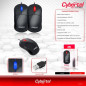 MOUSE OPTICO OFFICE UV CYBERTEL STORM 1 - CYB M104+