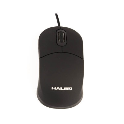 MOUSE OPTICO HALION TRIDENT HA-M814 USB NEGRO