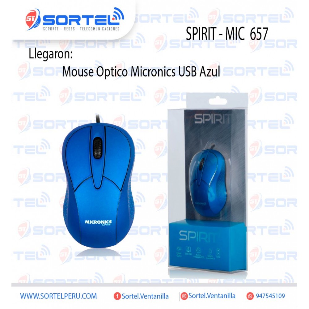 MOUSE OPTICO ALAMBRICO MICRONICS SPIRIT MIC M657 CON ADAPTADOR PS2 MOUSE OPTICO ALAMBRICO MICRONICS SPIRIT MIC M657 CON ADAPTADOR PS2