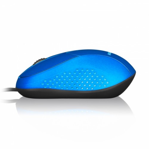 Mouse Optico Alambrico Micronics Spirit MIC M657 Azul Electrico