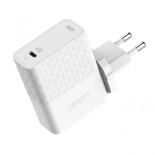 LDNIO A1405C QC4 + USB-C de carga rápida cargador de pared de 40W PD USB cargador para Celular, Tablet, Laptop