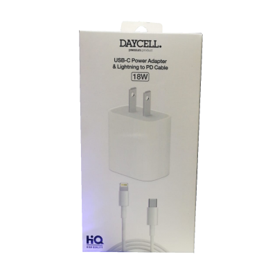 CARGADOR DAYCELL DE IPHONE 25W  CABLE TIPO C A LIGTHNING