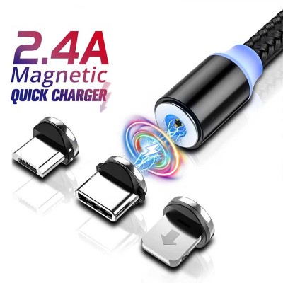 Cable Magnico 3 en 1 Moxom MX-CB37 Para celular
