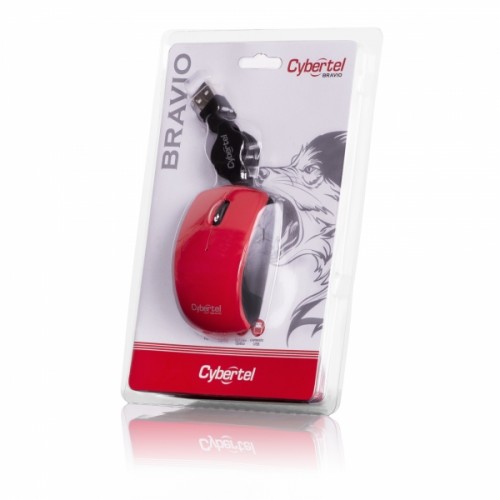 MOUSE RETRACTIL CYBERTEL BRAVIO - CYB M216