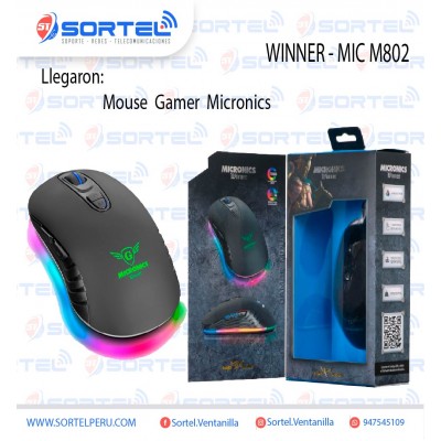 Mouse Gamer WINNER - MIC M802 Micronics