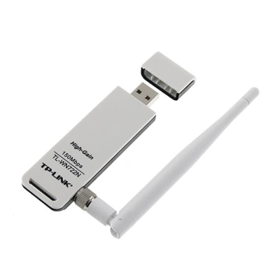 Adaptador Receptor Wifi USB TP-Link TL-WN722N 2.4Ghz, 802.11b/g